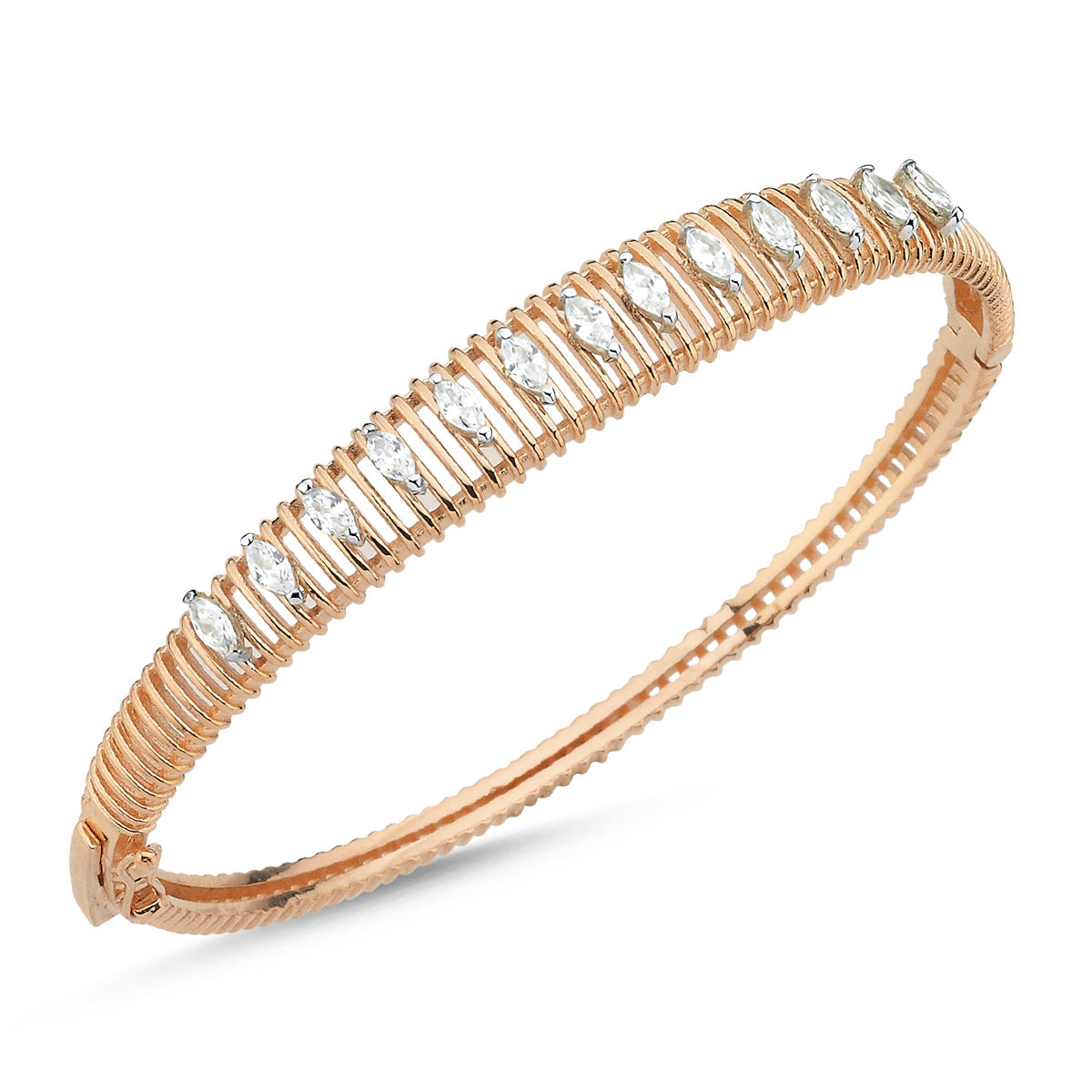 Elionra Armband aus 14 Karat Massivgold mit Steindetails