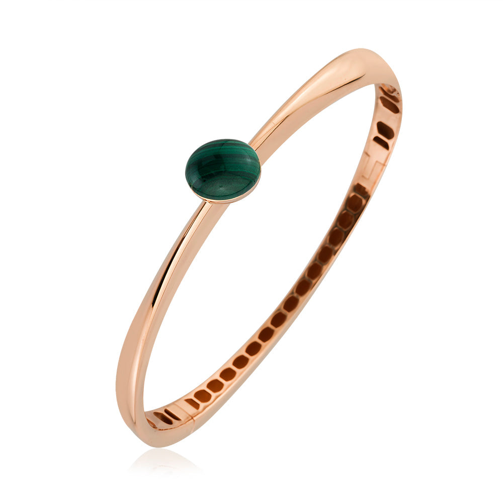 Auralis Armband aus 14 Karat Massivgold mit Steindetail Roségold