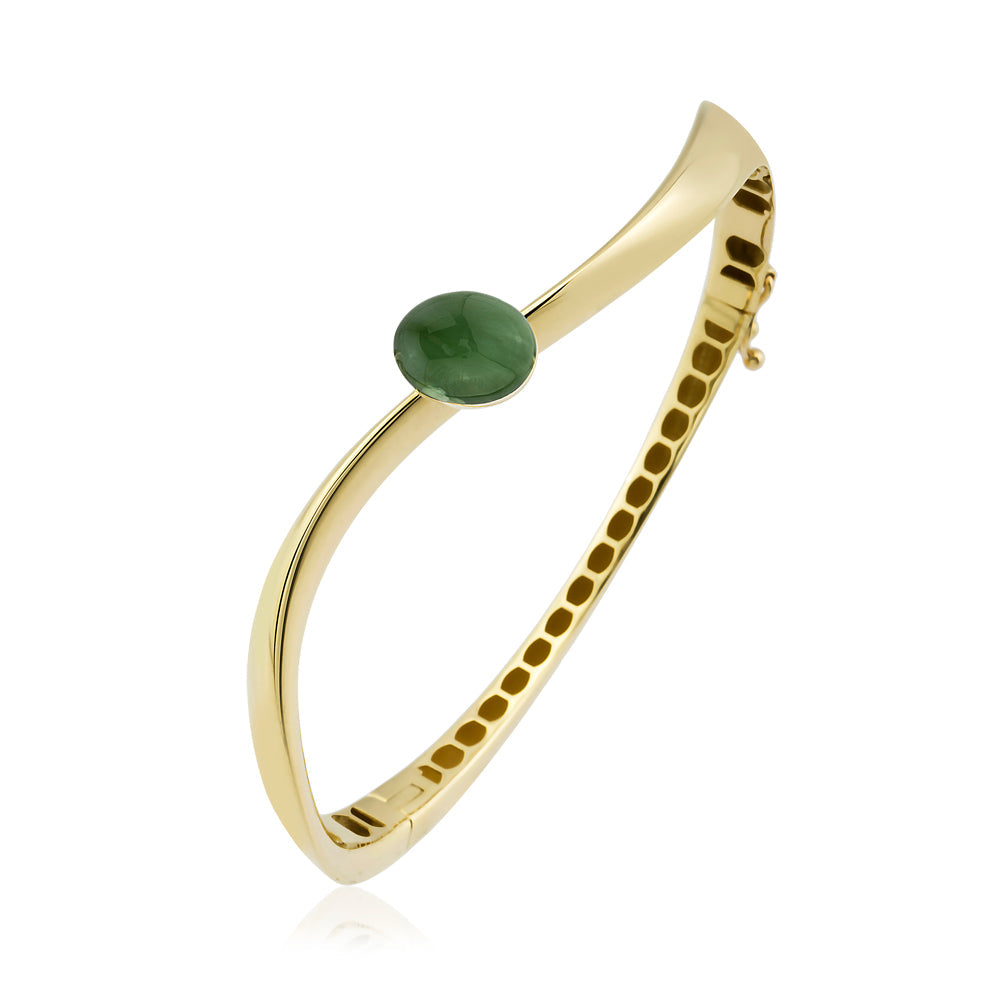 Auralis Armband aus 14 Karat Massivgold mit Steindetail