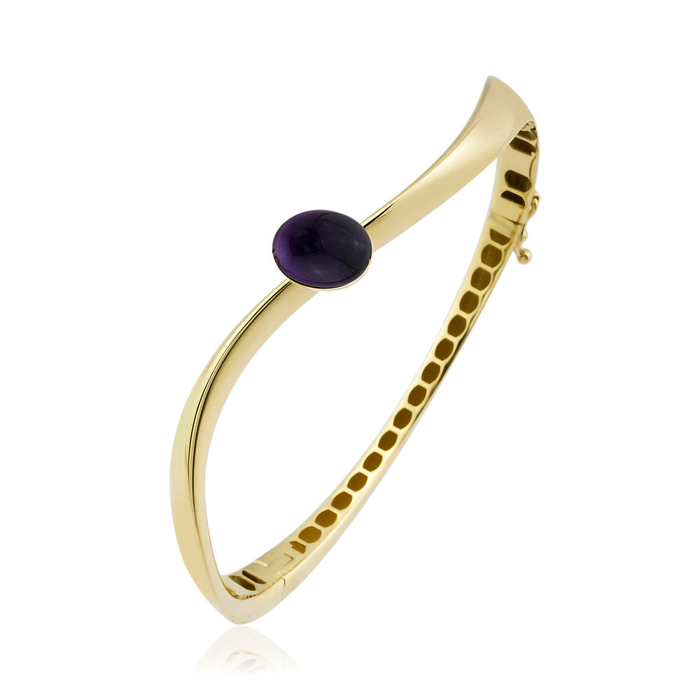 Auralis Armband aus 14 Karat Massivgold mit Steindetail