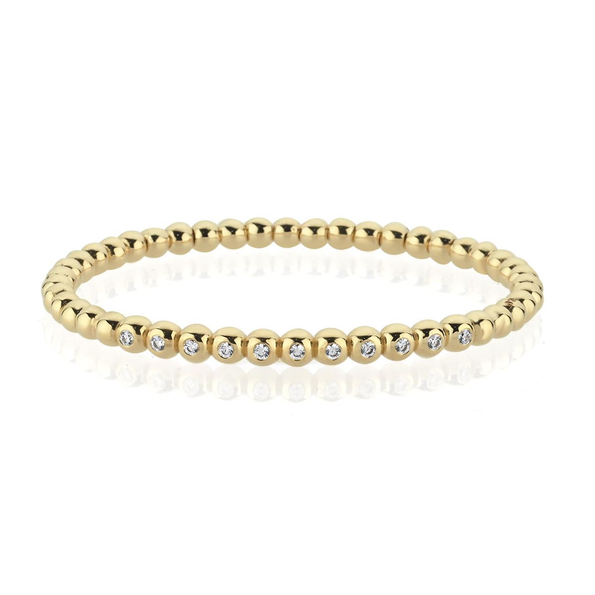 Valyra Armband aus 14 Karat Massivgold mit Steindetails