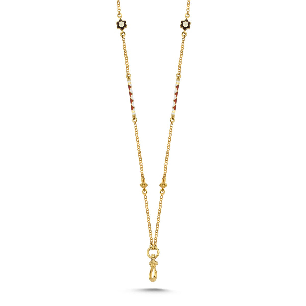 Halskette aus 18-karätigem Massivgold