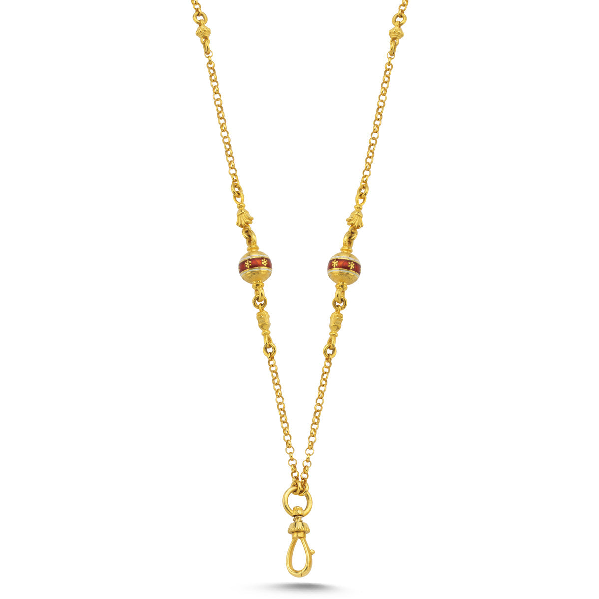 Halskette aus 18-karätigem Massivgold