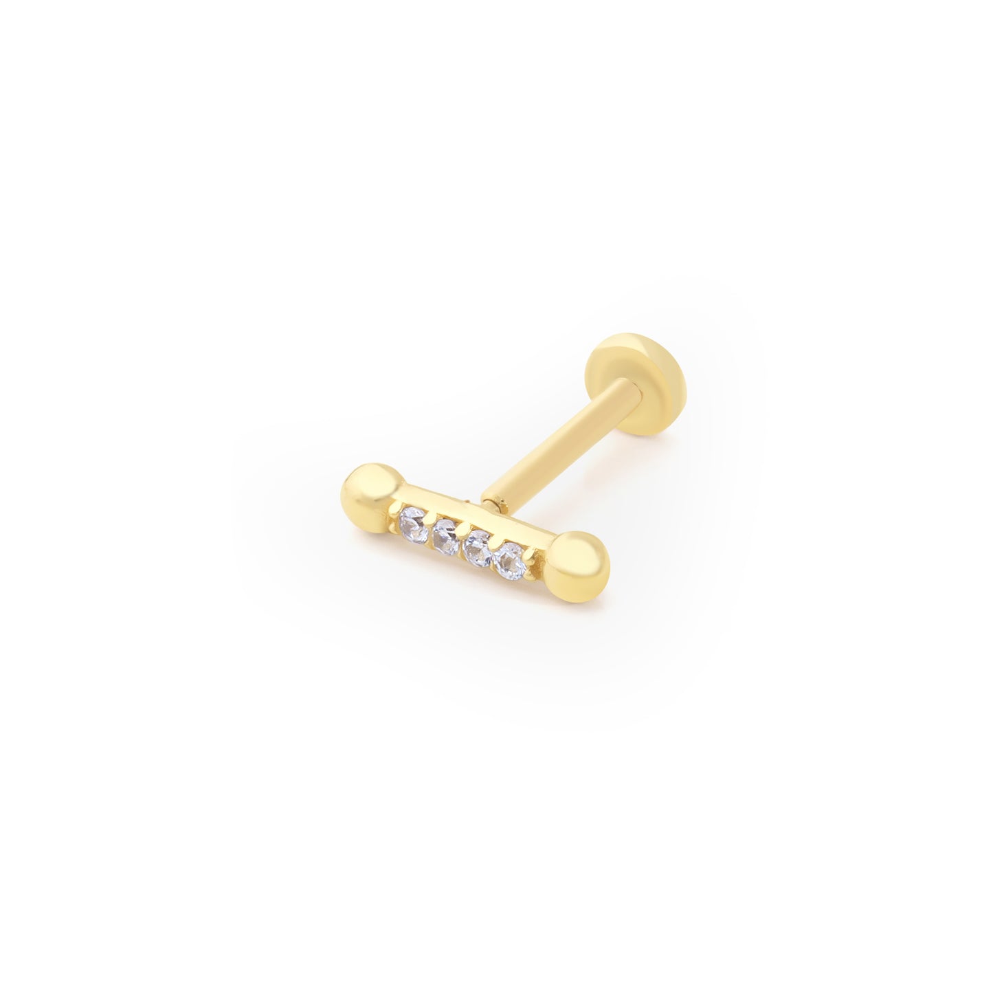 14K Gold Tragus Ohrring