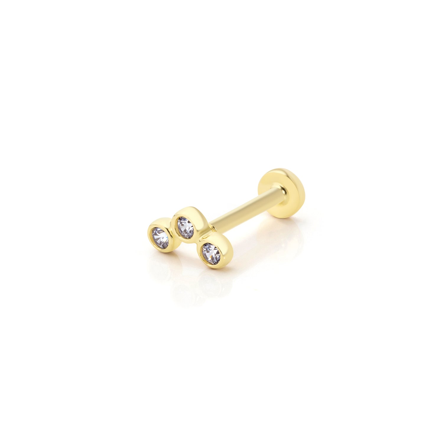 14K Gold Tragus Ohrring