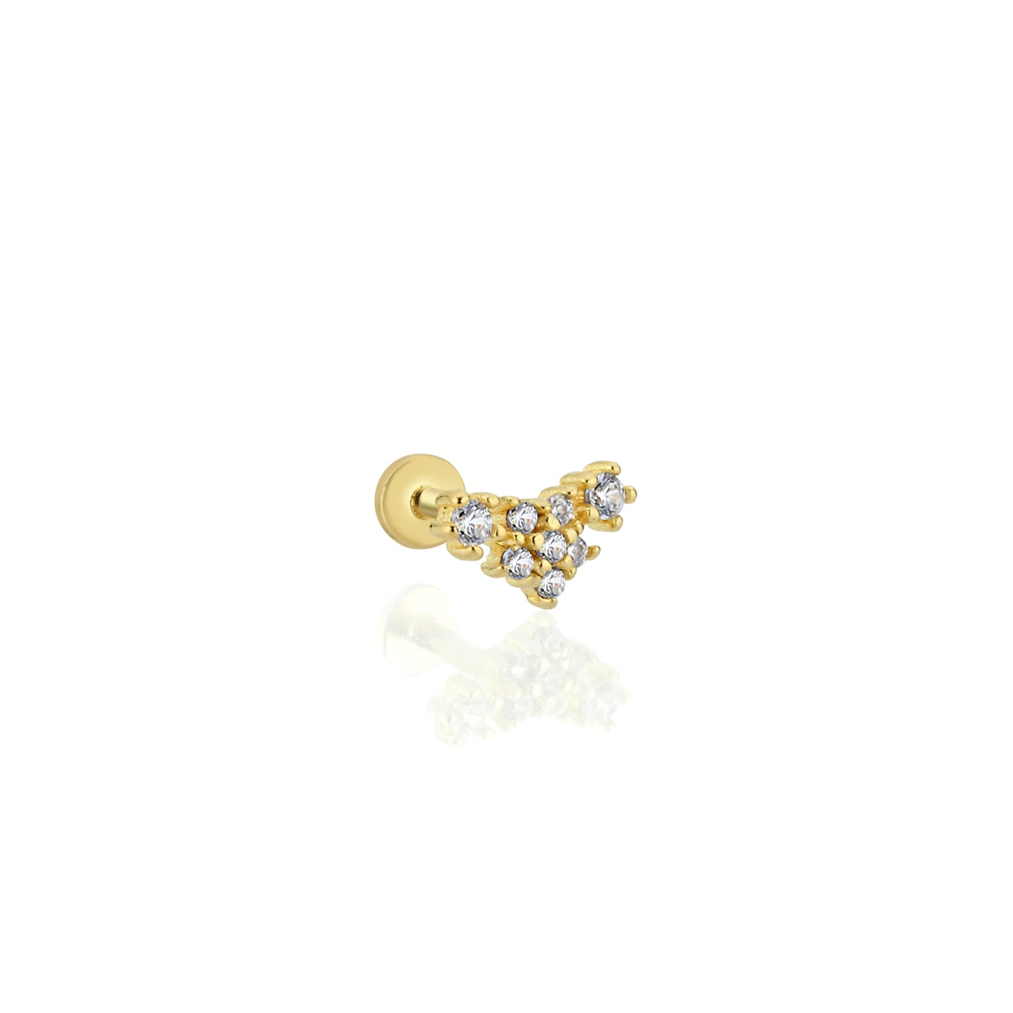 14K Gold Tragus Ohrring