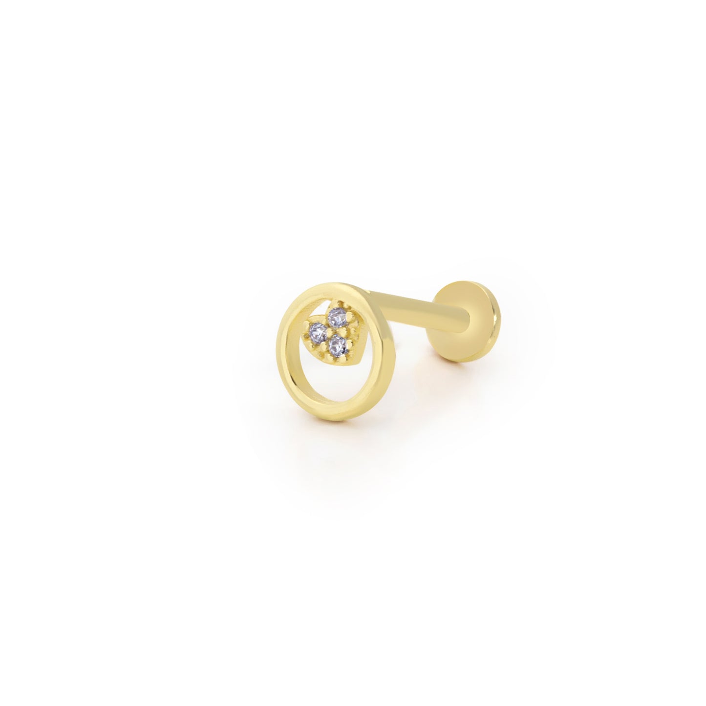 14K Gold Tragus Ohrring