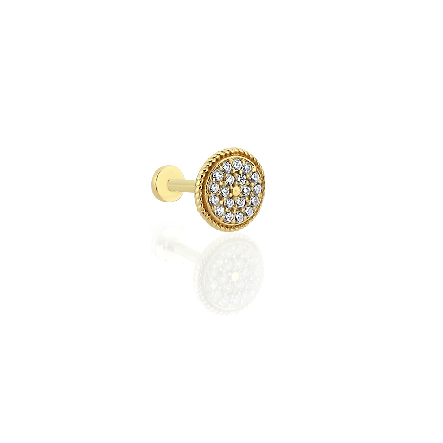 14K Gold Tragus Ohrring