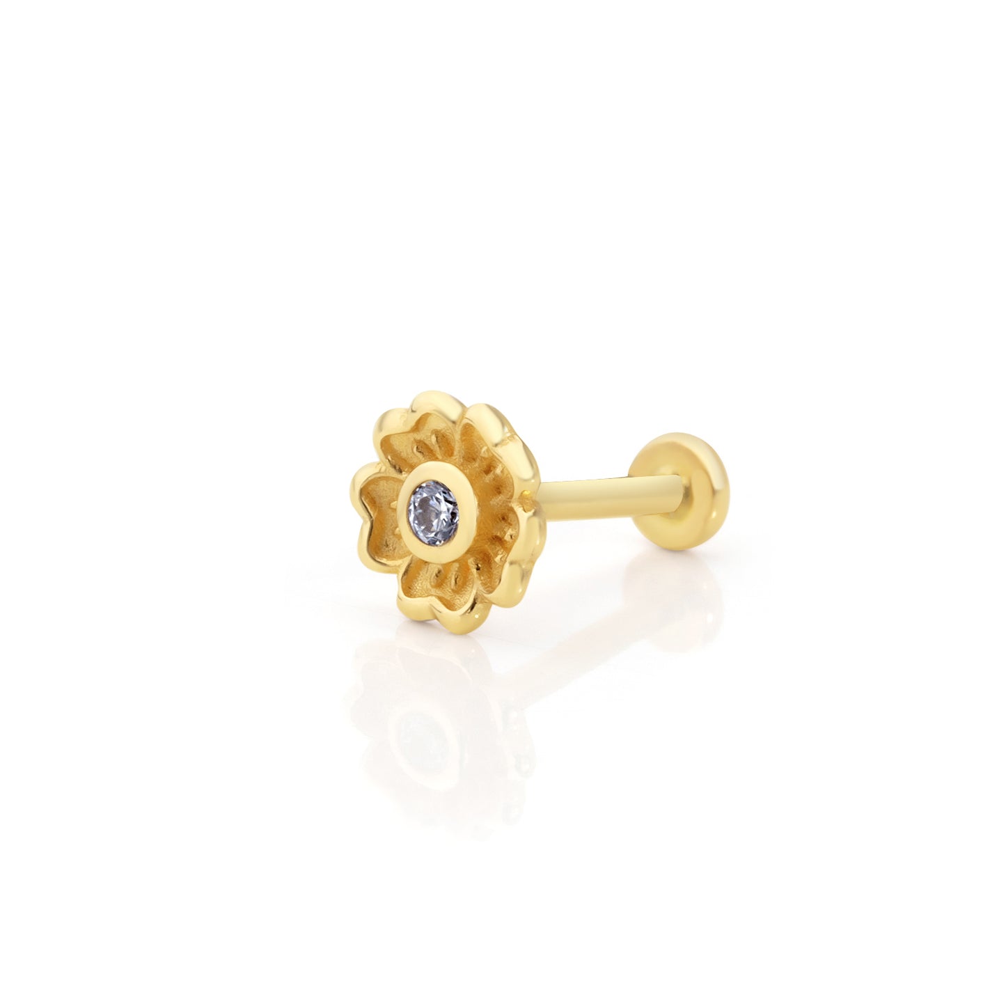 14K Gold Tragus Ohrring