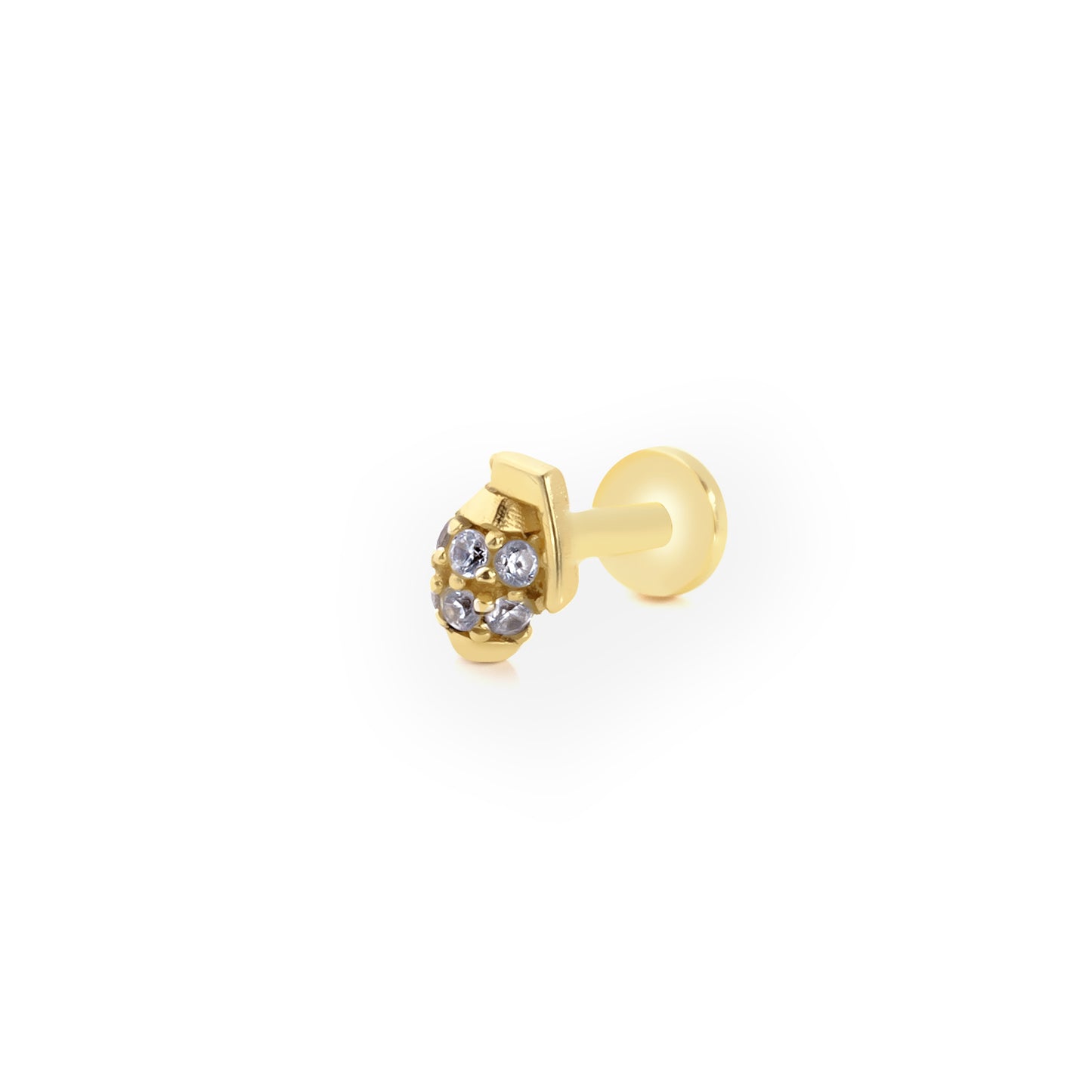 14K Gold Tragus Ohrring