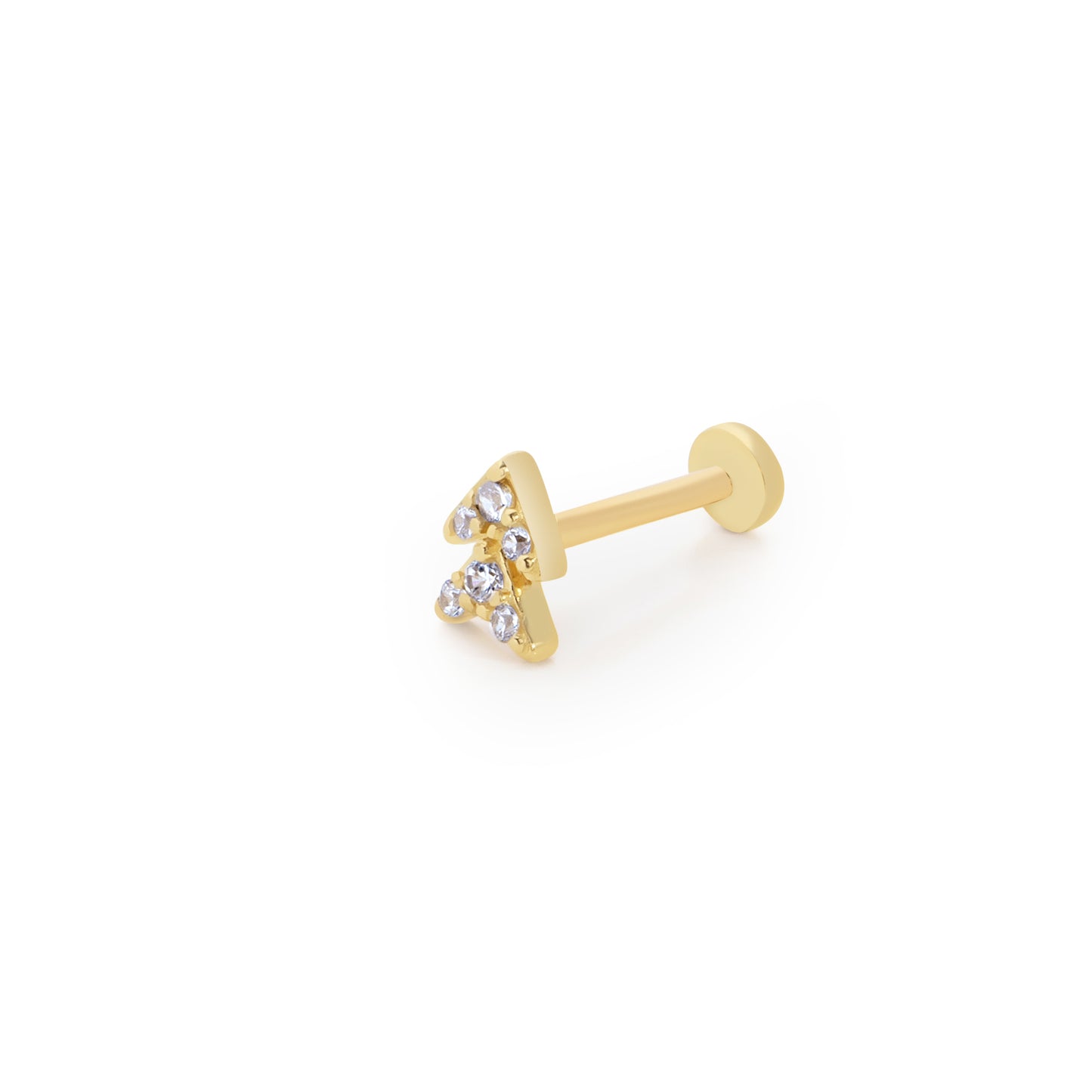 14K Gold Tragus Ohrring