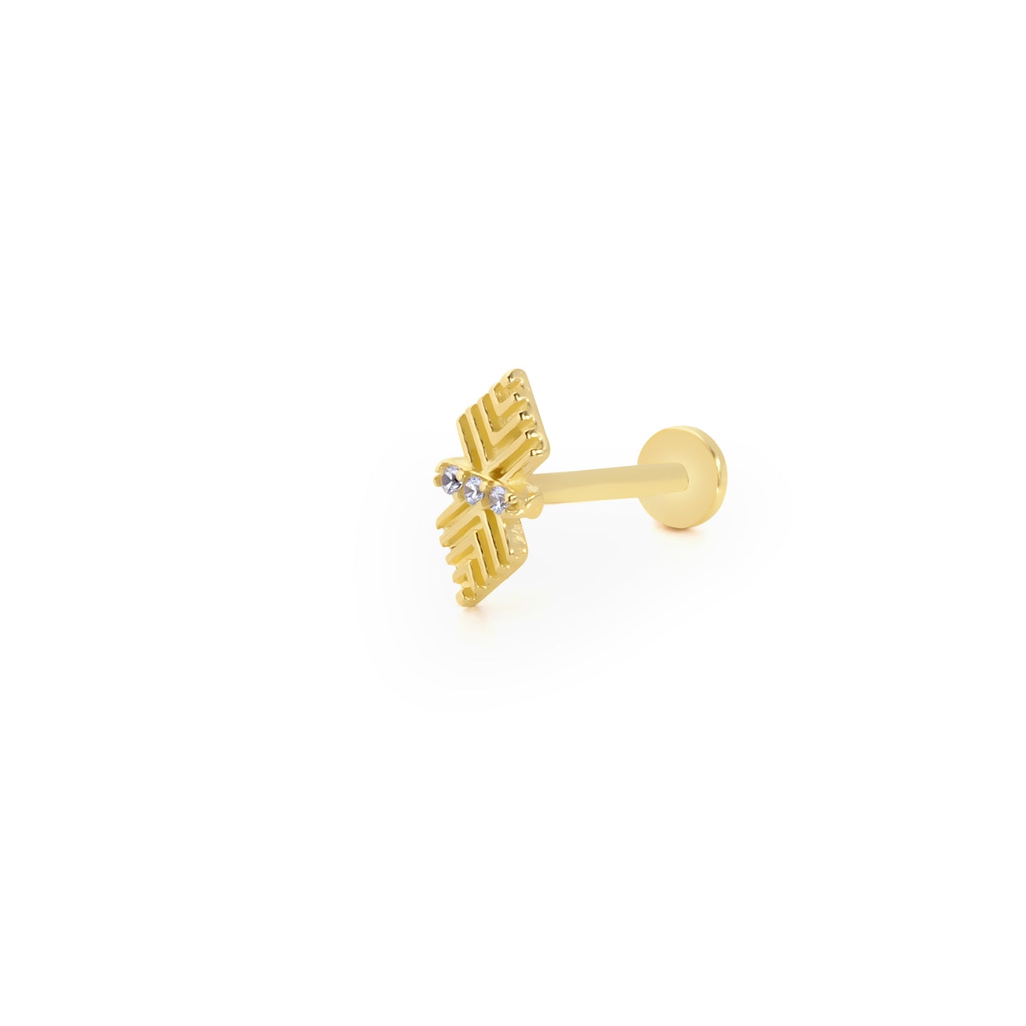 14K Gold Tragus Ohrring