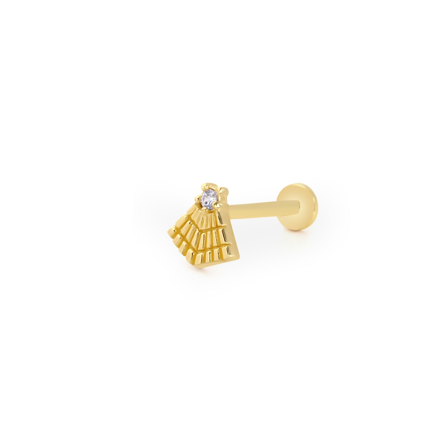 14K Gold Tragus Ohrring