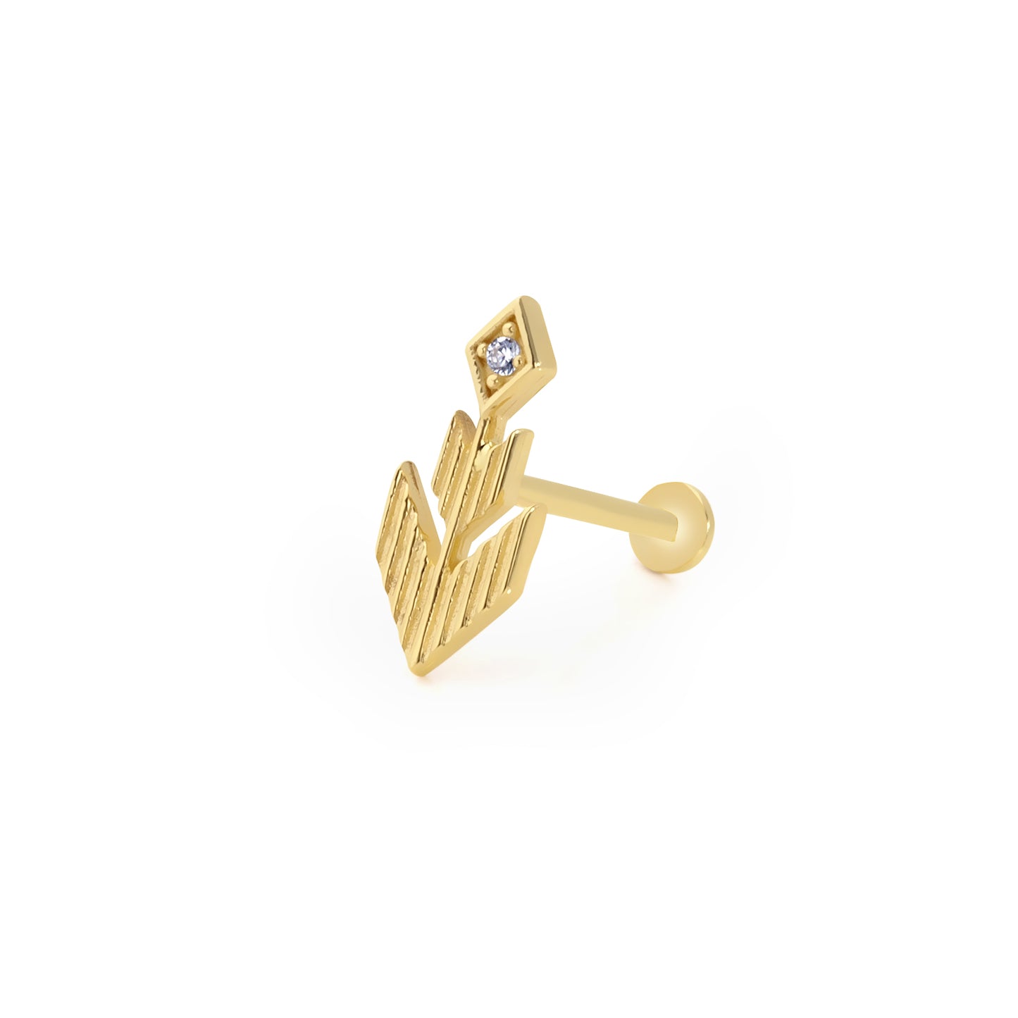 14K Gold Tragus Ohrring