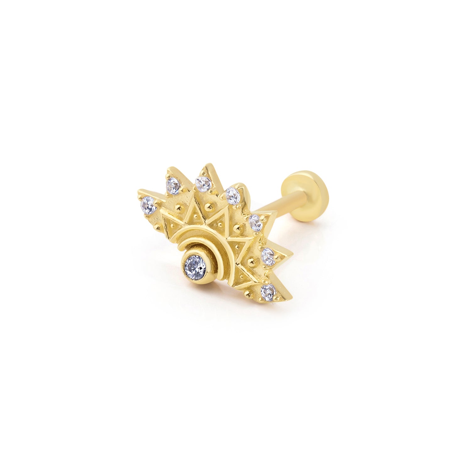14K Gold Tragus Ohrring