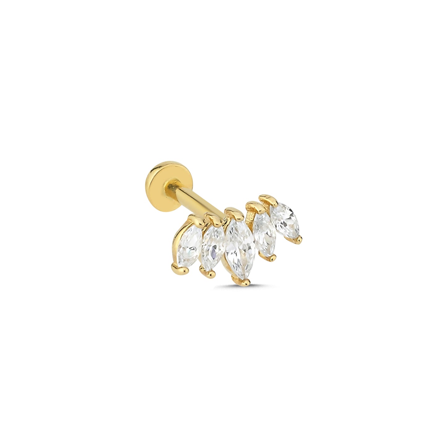 14K Gold Tragus Ohrring