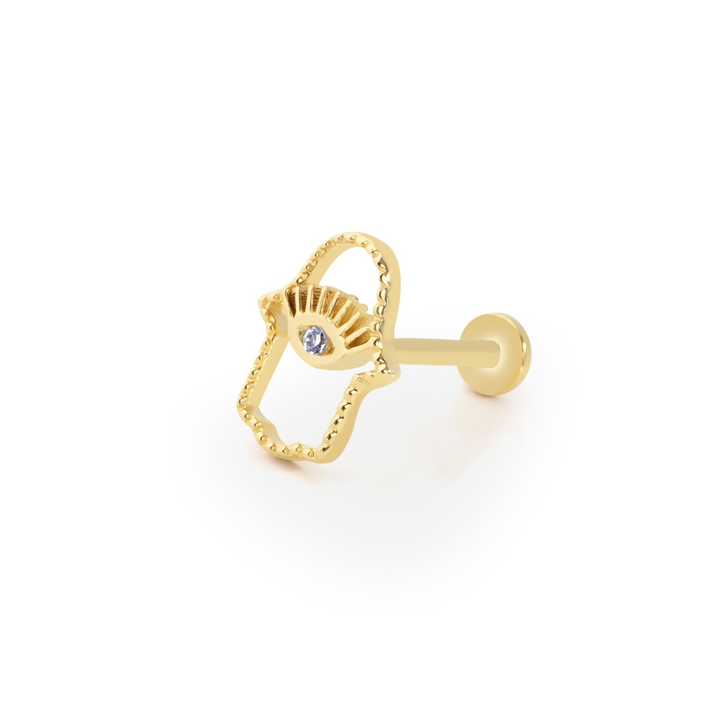 14K Gold Tragus Ohrring