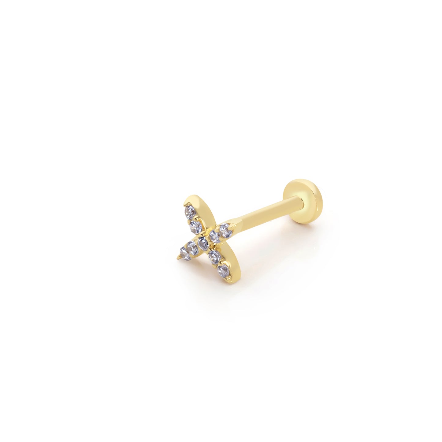 14K Gold Tragus Ohrring