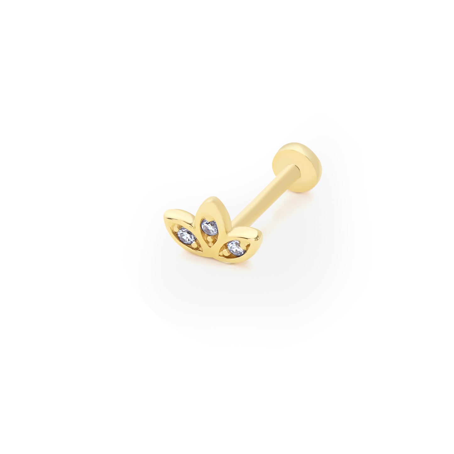 14K Gold Tragus Ohrring
