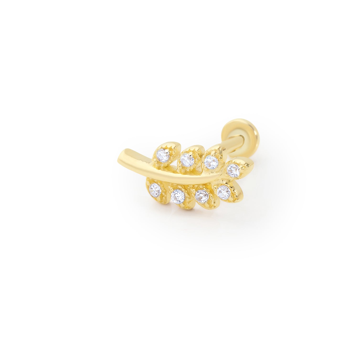 14K Gold Tragus Ohrring