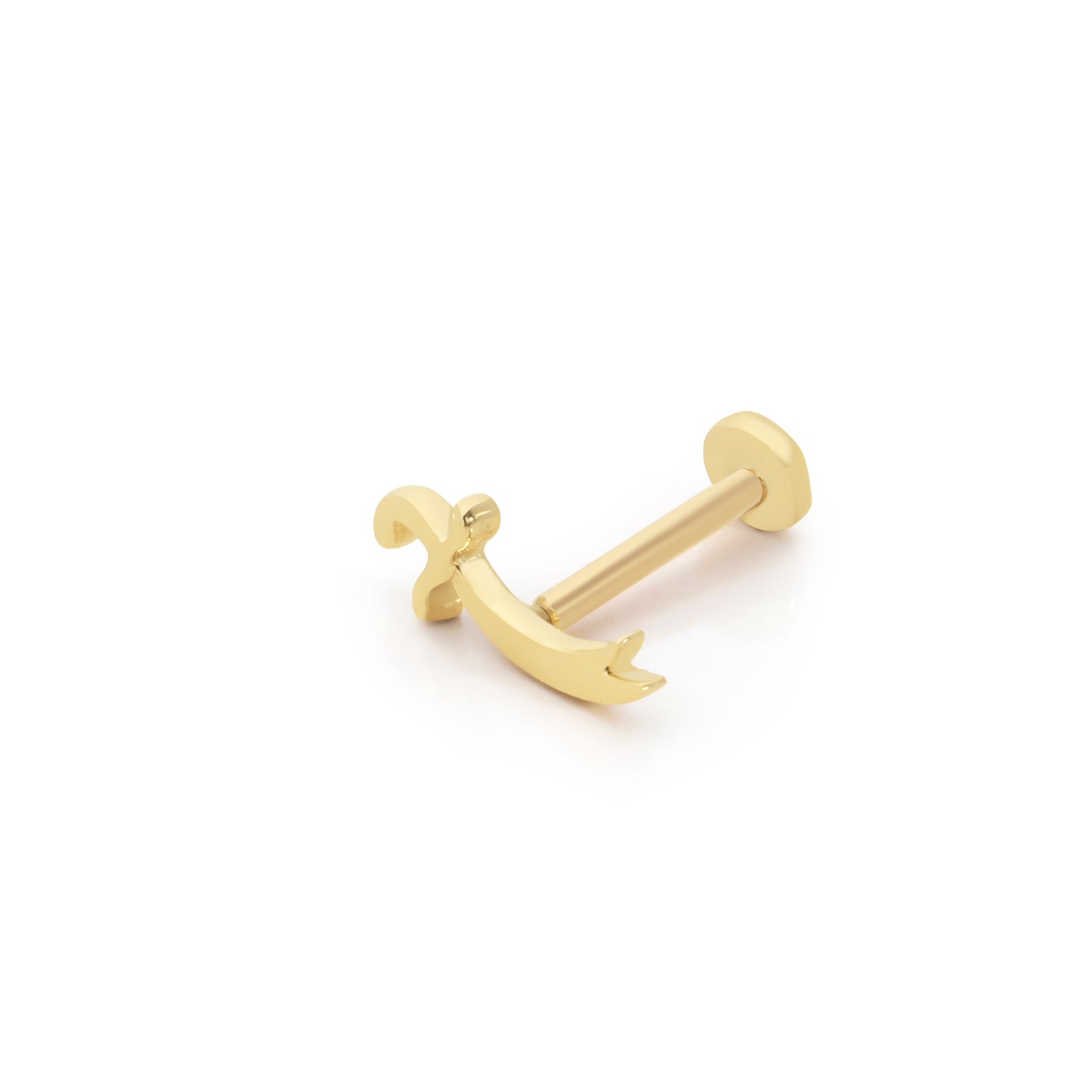 14K Gold Tragus Ohrring