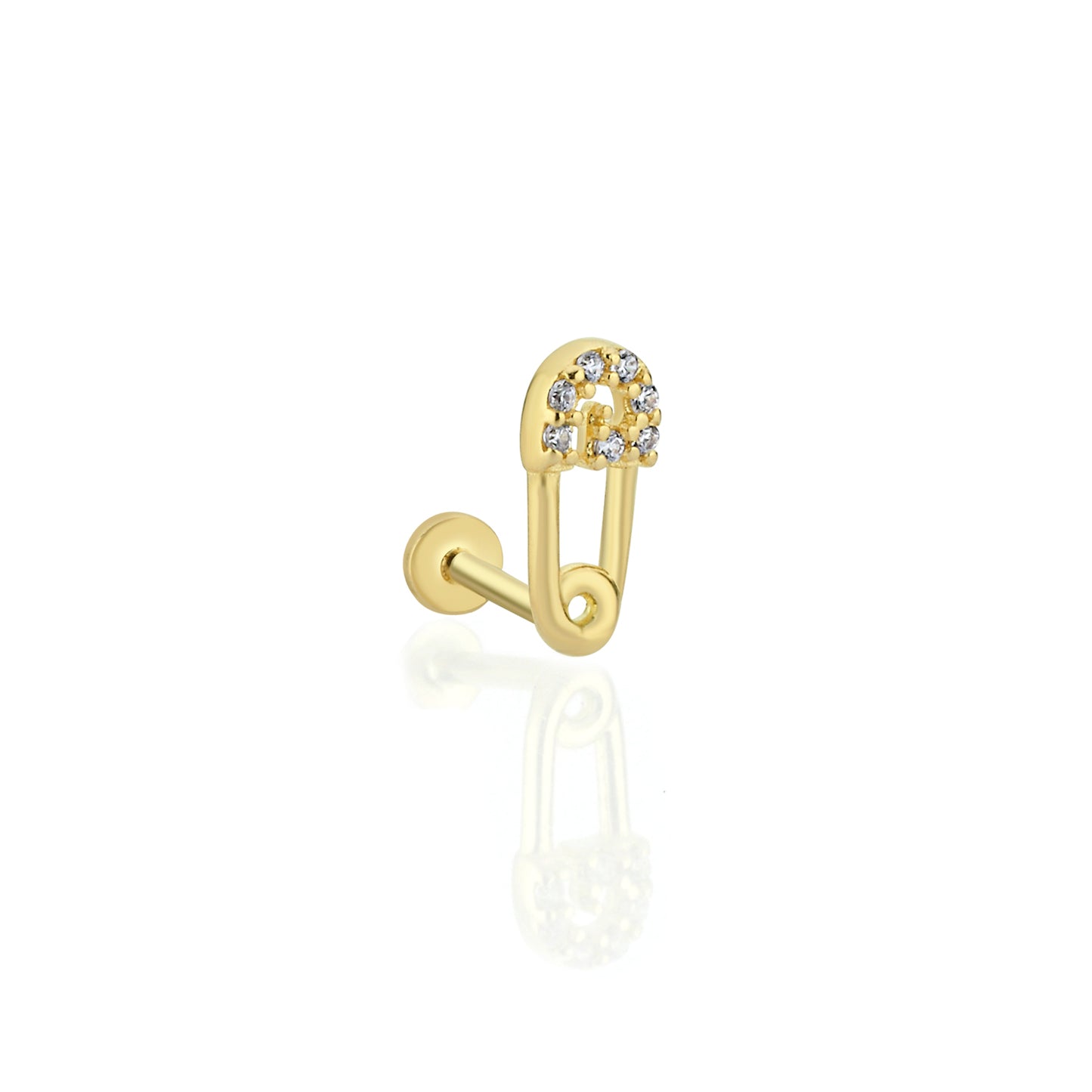 14K Gold Tragus Ohrring