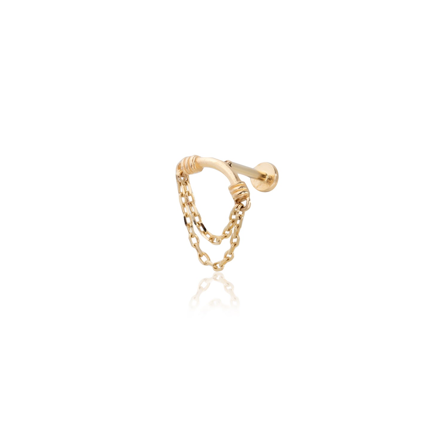 14K Gold Tragus Ohrring