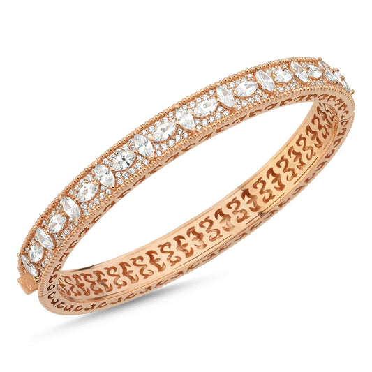Lysera Armband aus 14 Karat Massivgold mit Steindetails
