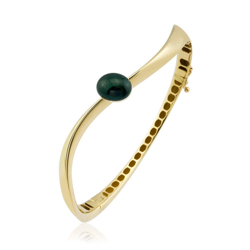 Auralis Armband aus 14 Karat Massivgold mit Steindetails