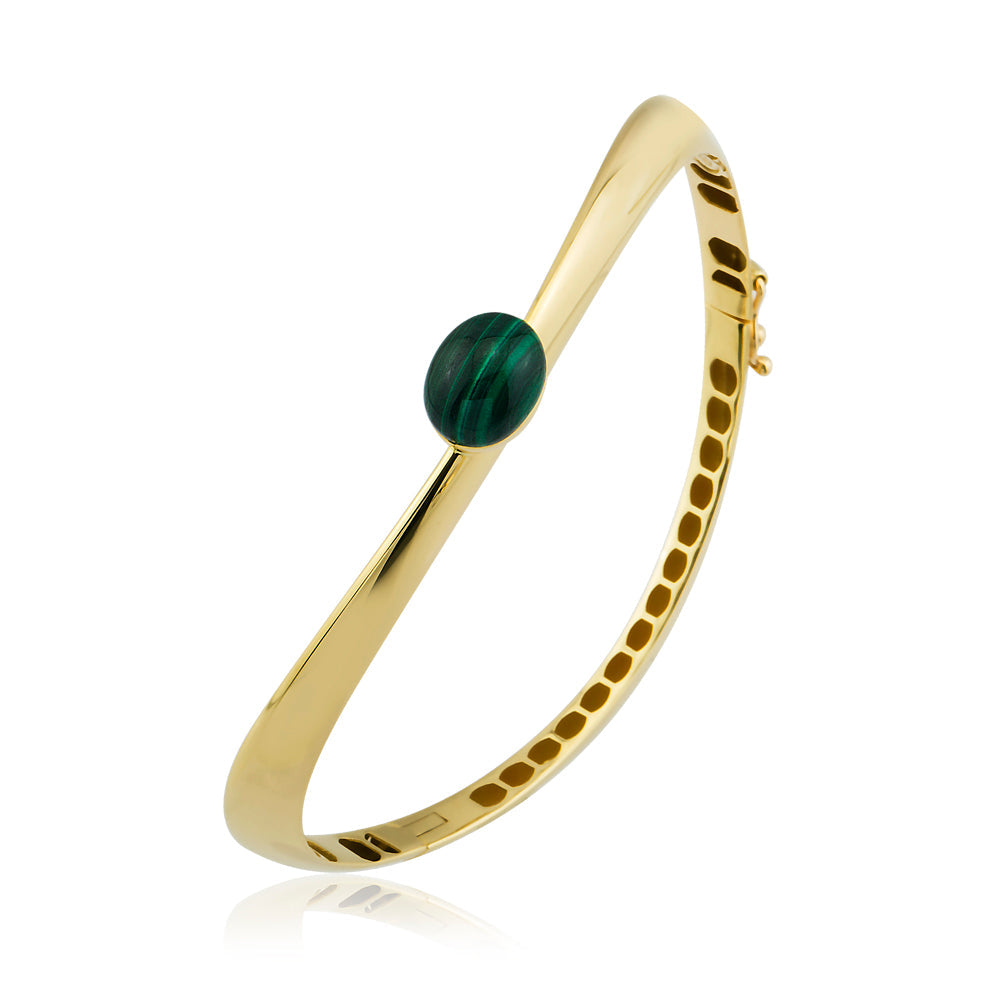 Auralis Armband aus 14 Karat Massivgold mit Steindetails