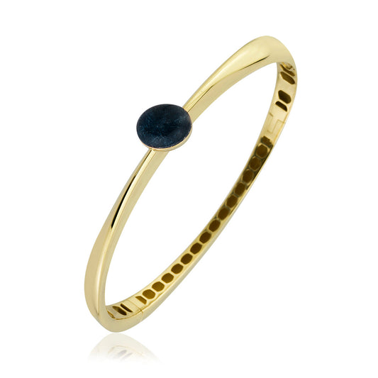 Auralis Bracelet in 14K Solid Gold with Stone Detail