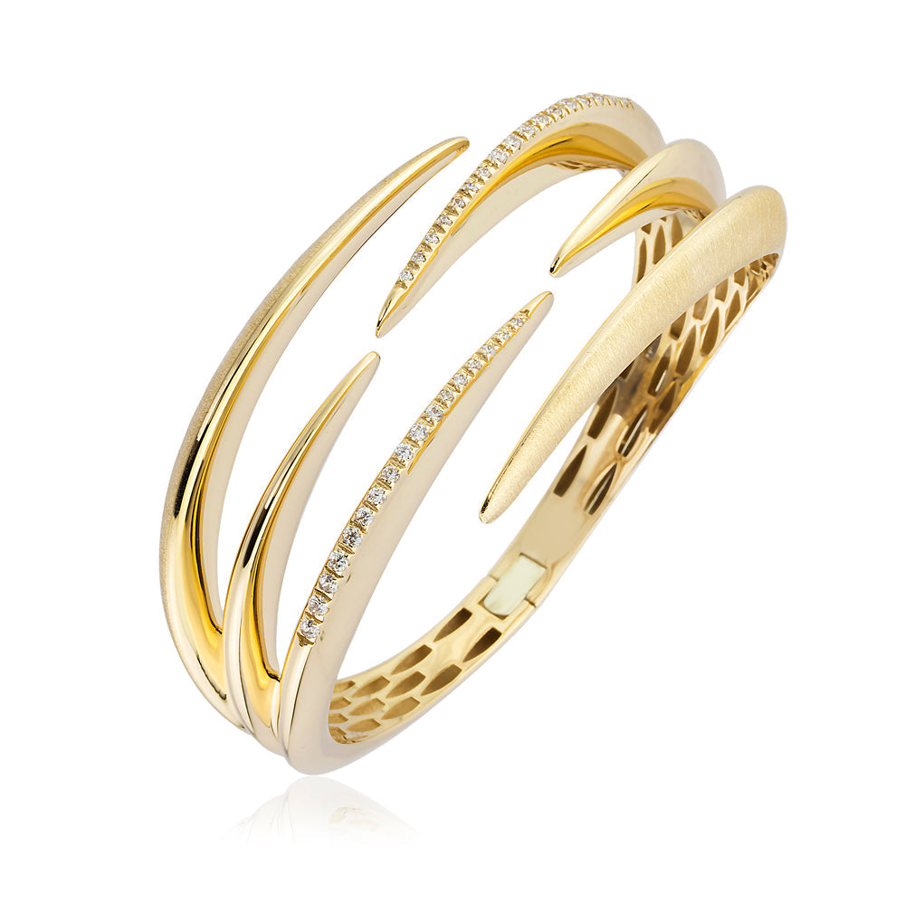 Celestria Armband aus 14 Karat Massivgold mit Steindetails