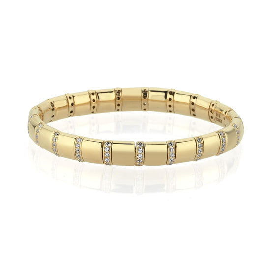 Mirelyn Armband aus 14 Karat Massivgold mit Steindetails