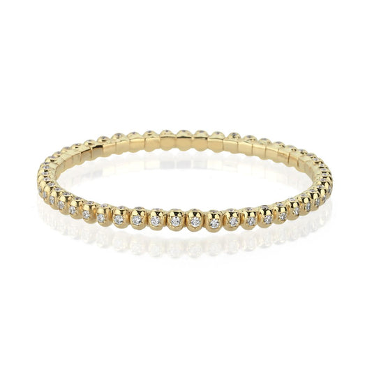 Aetheris Armband aus 14 Karat Massivgold mit Steindetails