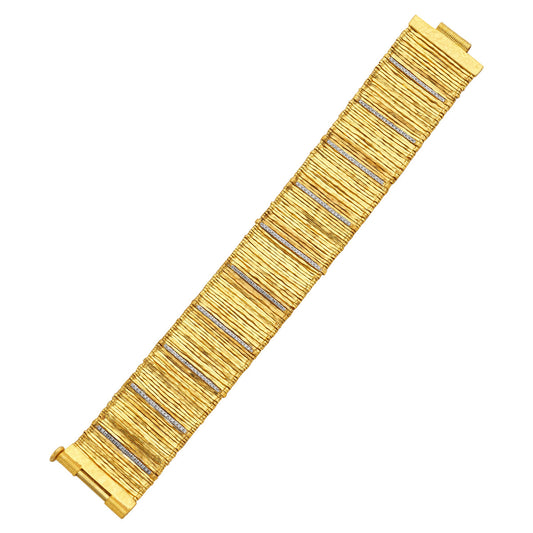 Zelina 24K Gold Bracelet with Diamond