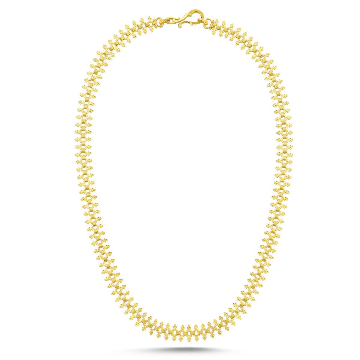 Serenity Keeper Necklace in 18K Solid Gold 