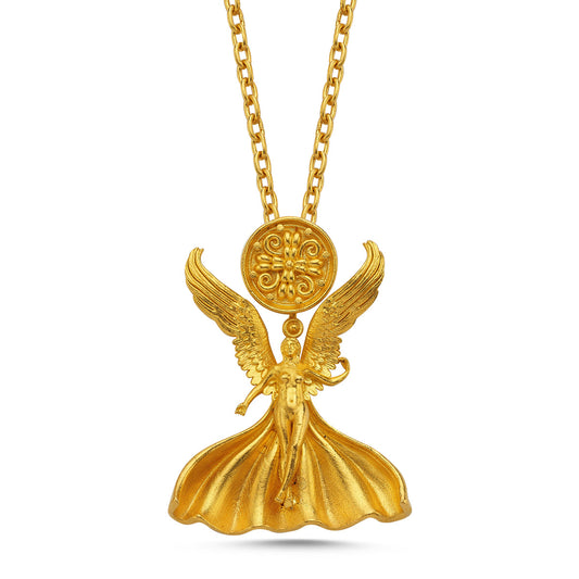Angelia 24K Gold Necklace
