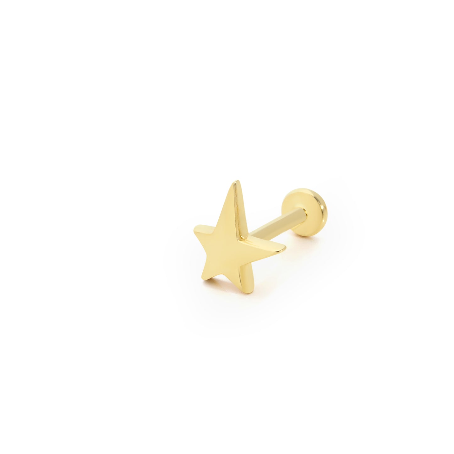 14K Gold Tragus Ohrring