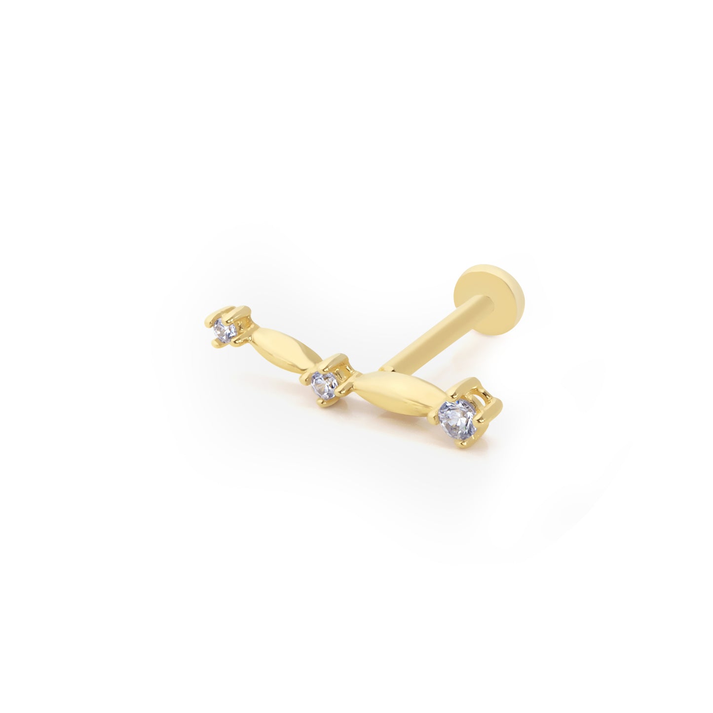 14K Gold Tragus Ohrring