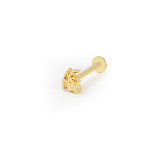 14K Gold Tragus Ohrring