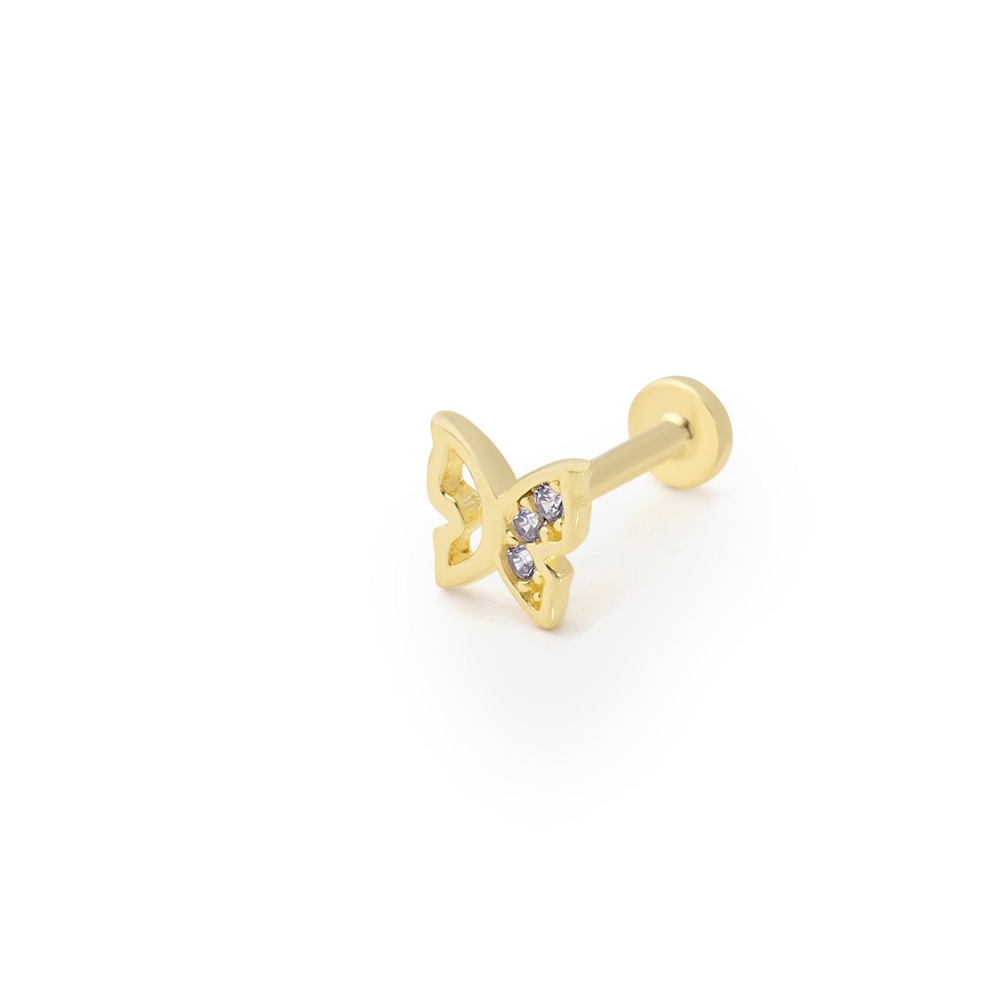 14K Gold Tragus Ohrring
