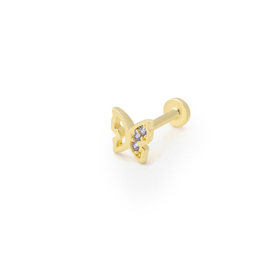 14K Gold Tragus Ohrring