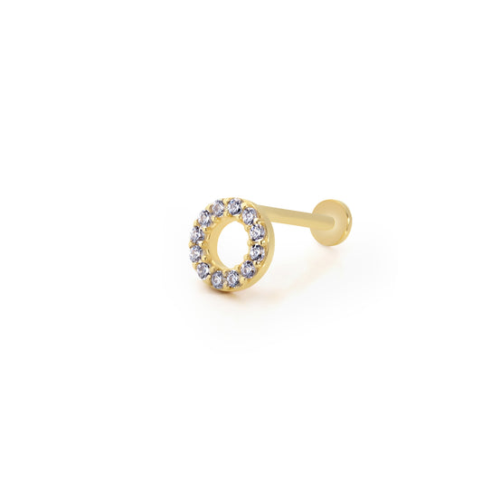 14K Gold Tragus Ohrring