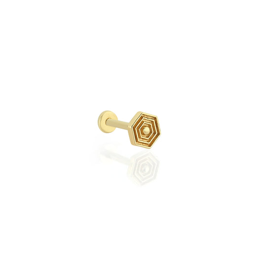 14K Gold Tragus Ohrring