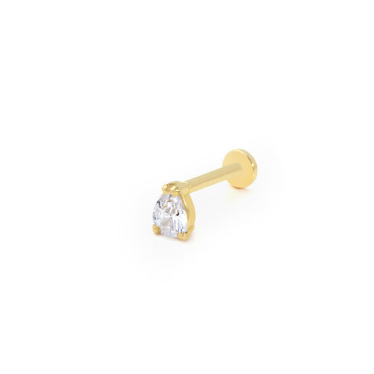 14K Gold Tragus Ohrring