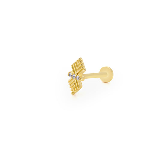14K Gold Tragus Ohrring