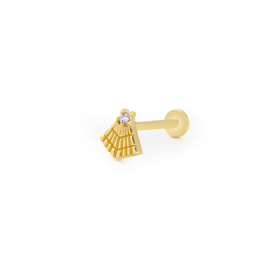 14K Gold Tragus Ohrring