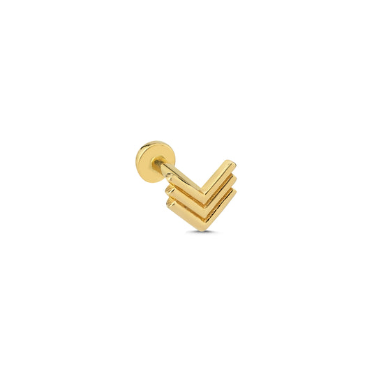 14K Gold Tragus Ohrring