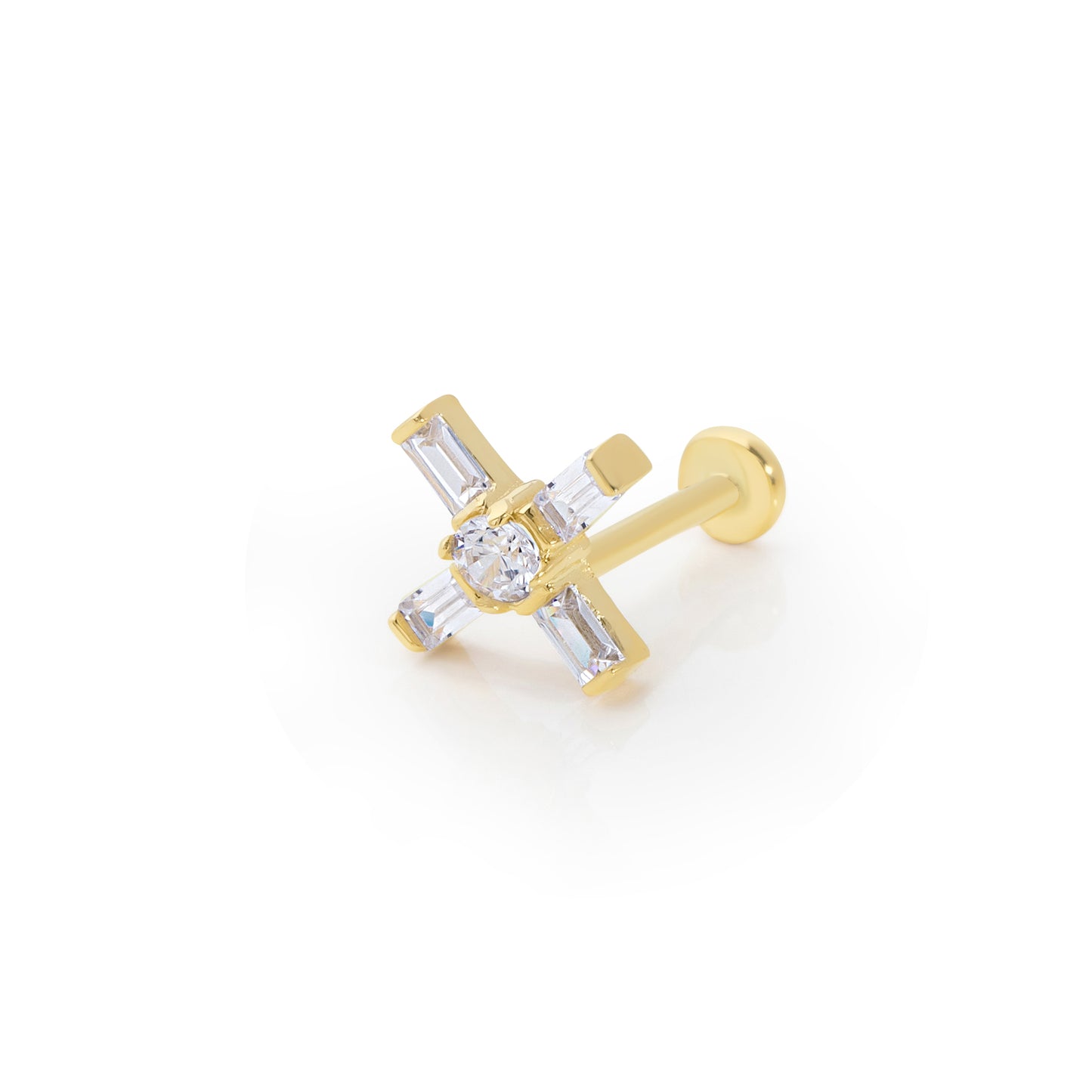14K Gold Tragus Ohrring