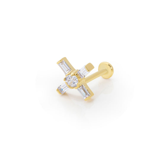 14K Gold Tragus Ohrring